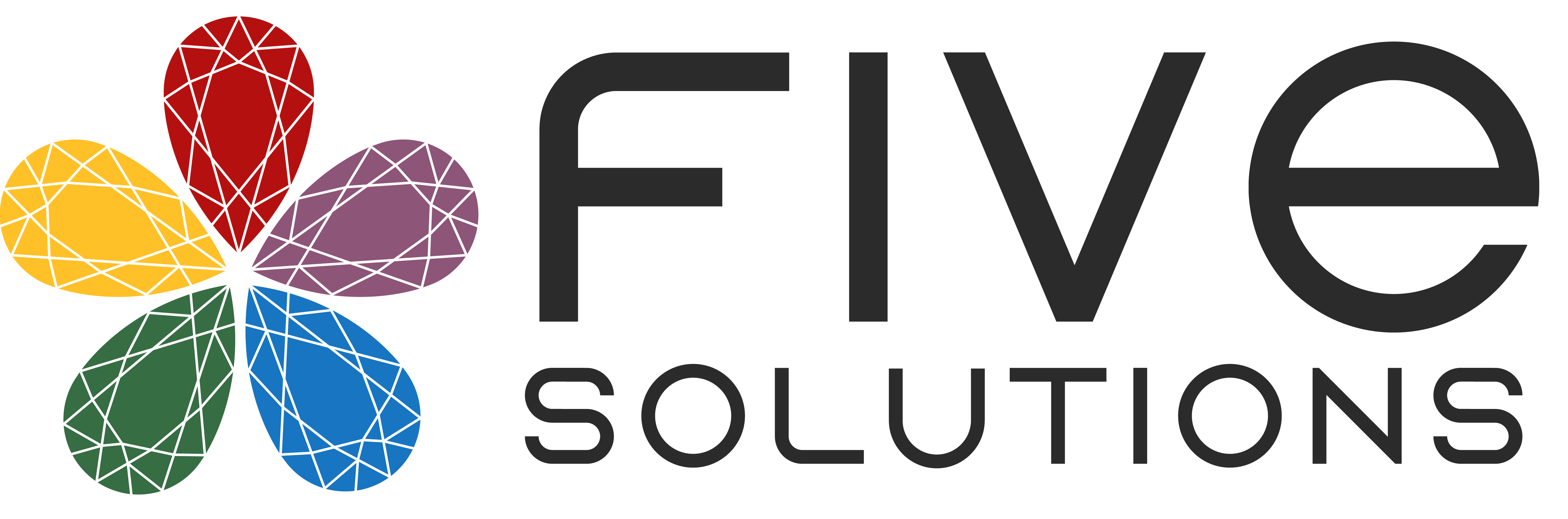 Logo Five Solutions (sem fundo - p&b e colorido)_Prancheta 1 (1)