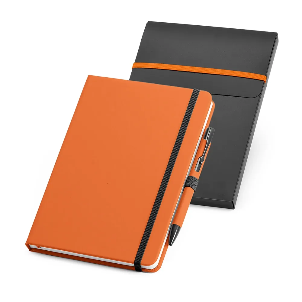 SHAW-Kit-de-caderno-A5-e-esferografica-LARANJA-20629-1